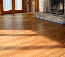 Clean wooden floor